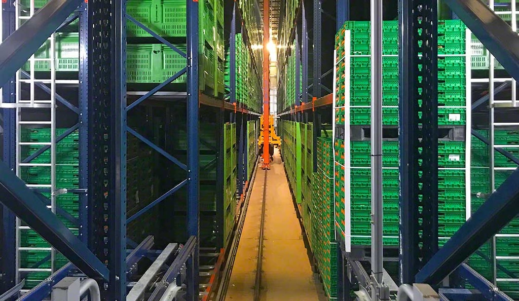 Zautomatyzowany magazyn chłodniczy Kiwi Greensun w Portugalii