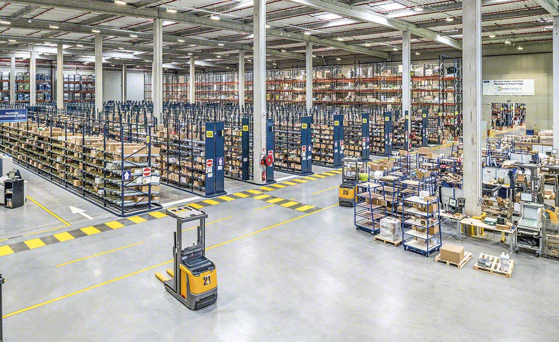 Magazyny zaopatrujące logistykę produkcji dzieli się na sektory, jeżeli są w nich składowane wysoce zróżnicowane zapasy Magazyny zaopatrujące logistykę produkcji dzieli się na sektory, jeżeli są w nich składowane wysoce zróżnicowane zapasy