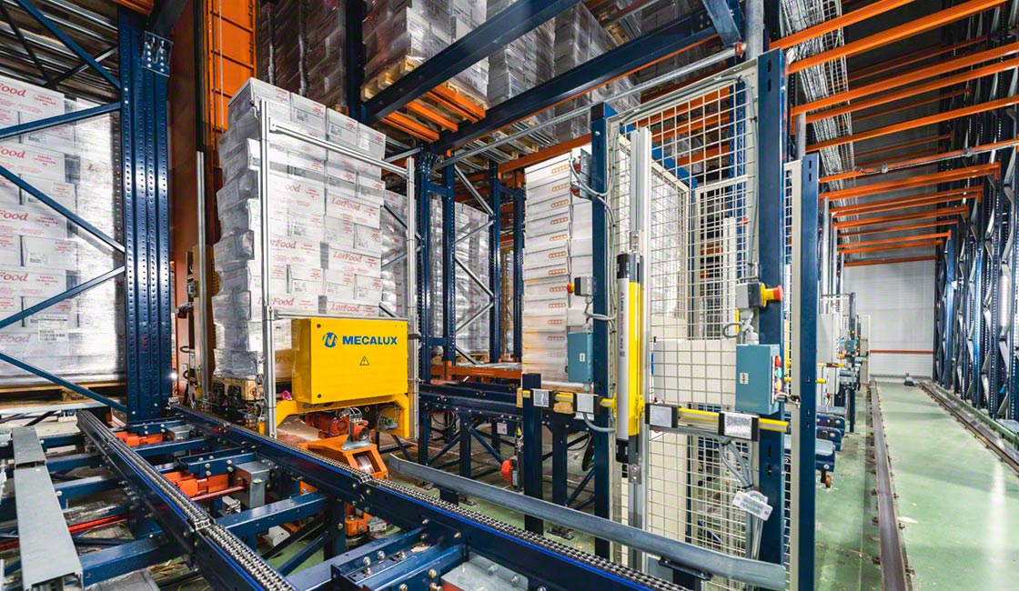 Warehouse control system wysyła polecenia urządzeniom transportu bliskiego, takim jak układnice czy przenośniki