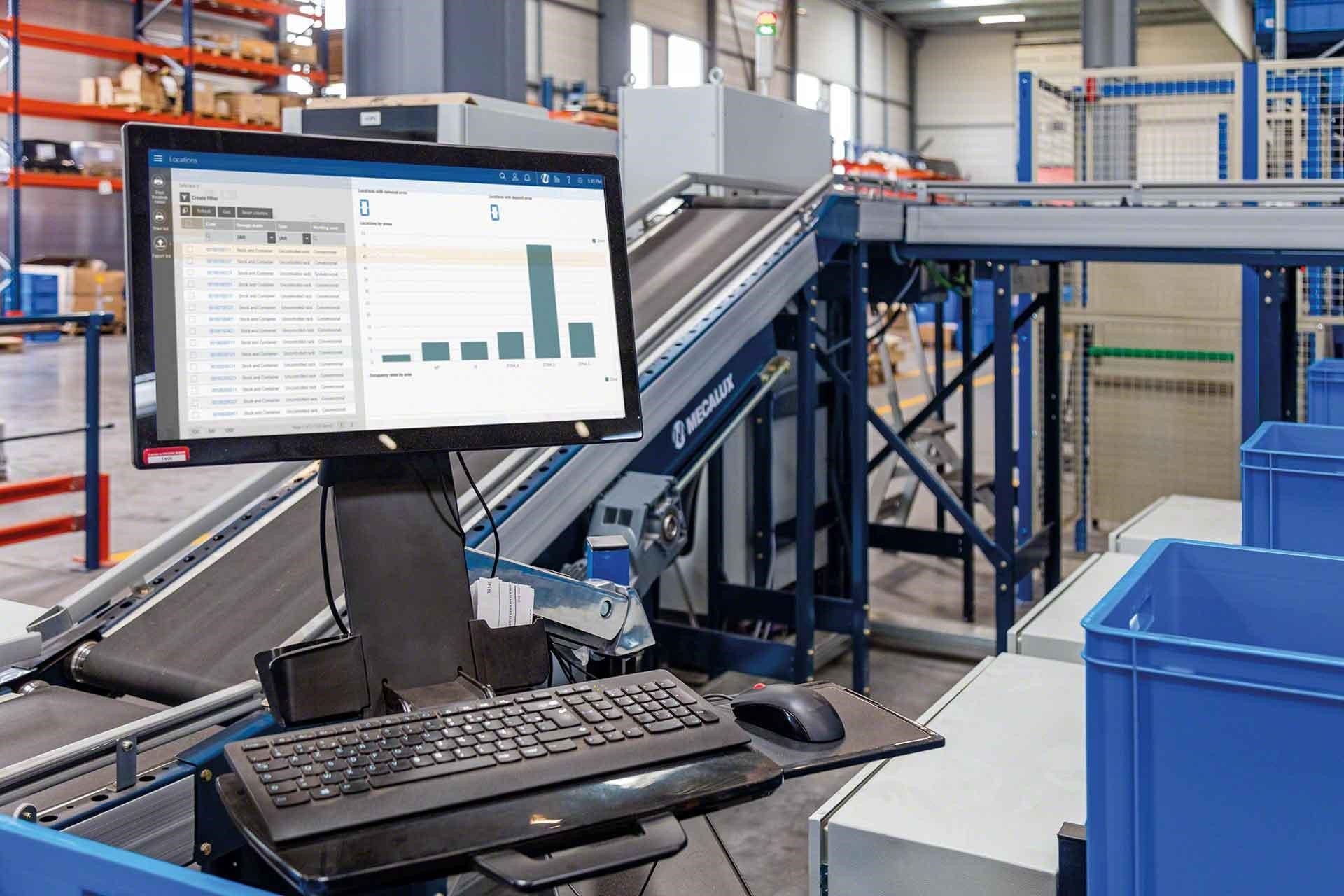 System ERP posiada własną bazę danych, do której podłącza się system WMS System ERP posiada własną bazę danych, do której podłącza się system WMS