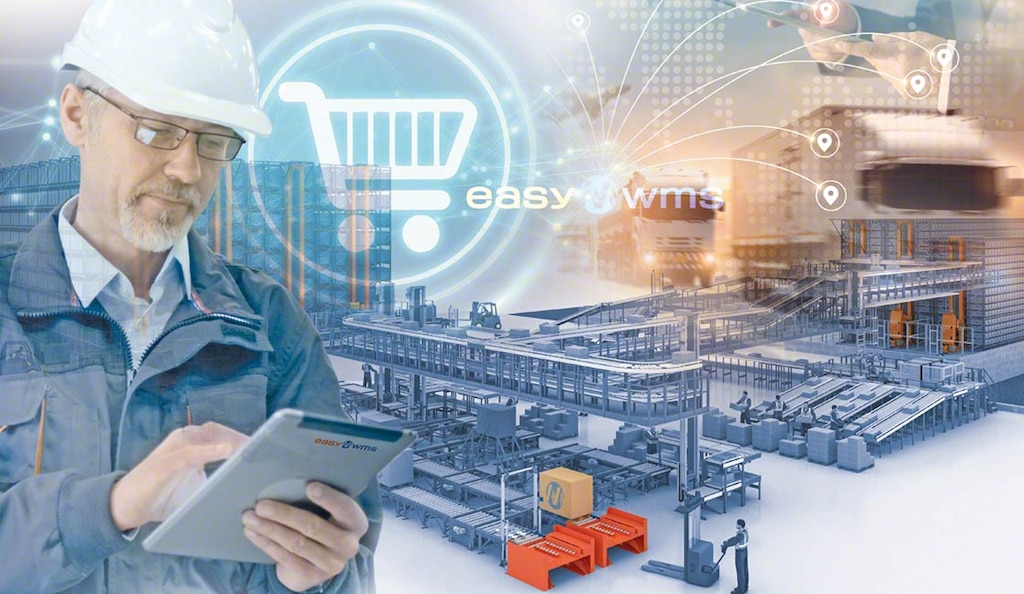 System Easy WMS może wymieniać dane z innymi programami logistycznymi