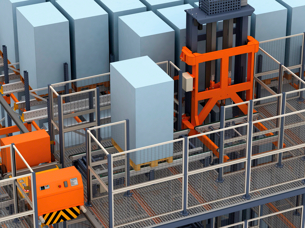 Automatyczny system Pallet Shuttle z wózkiem wahadłowym – duża pojemność magazynowa i bardzo duża liczba cykli