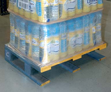 Paleta drewniana typu 5B z ładunkiem
