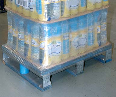 Paleta drewniana typu 5A z ładunkiem