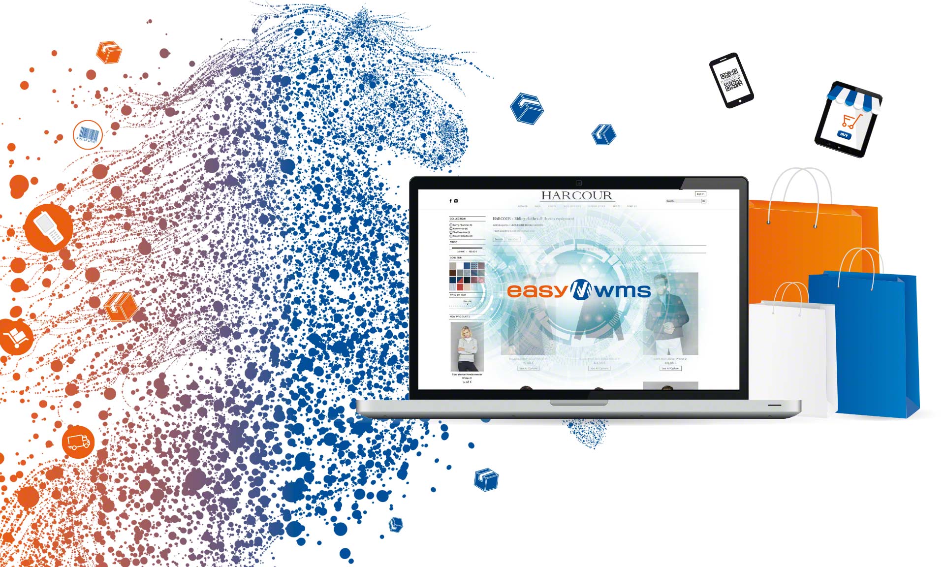 Harcour modernizuje swój magazyn odzieży jeździeckiej do wymogów sprzedaży omnikanałowej