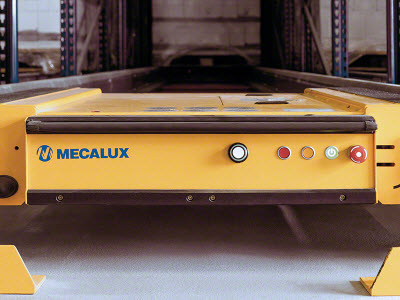 Pallet Shuttle w magazynie przetwórcy plastiku firmy Sp Berner