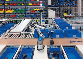 Mecalux wprowadza na rynek zrobotyzowany system do kompletacji zamówień wyposażony w sztuczną inteligencję firmy Siemens
