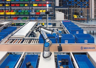 Mecalux wprowadza na rynek zrobotyzowany system do kompletacji zamówień wyposażony w sztuczną inteligencję firmy Siemens Mecalux wprowadza na rynek zrobotyzowany system do kompletacji zamówień wyposażony w sztuczną inteligencję firmy Siemens