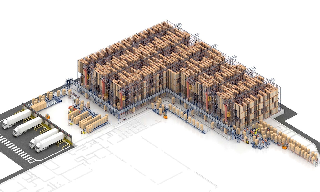 Nowy automatyczny magazyn PepsiCo Polska wyposażony w rozwiązania Mecalux