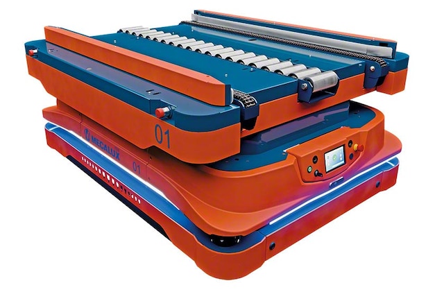 Autonomiczne roboty mobilne transportują ładunki w sposób w pełni autonomiczny