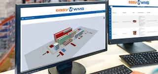 System zarządzania magazynem generuje zadania, które następnie oprogramowanie do zarządzania flotą przydziela poszczególnym robotom AMR