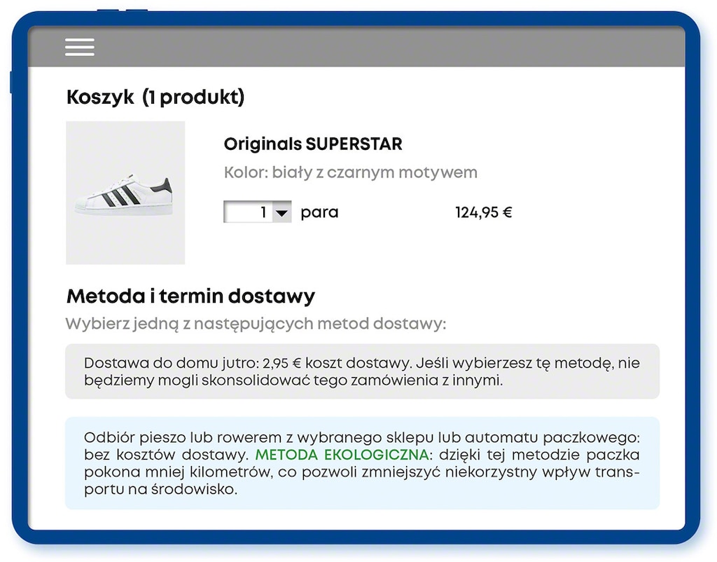 Scenariusz badawczy (ankieta 2, wysoka cena, informacja o przyjazności dla środowiska, dopłata)