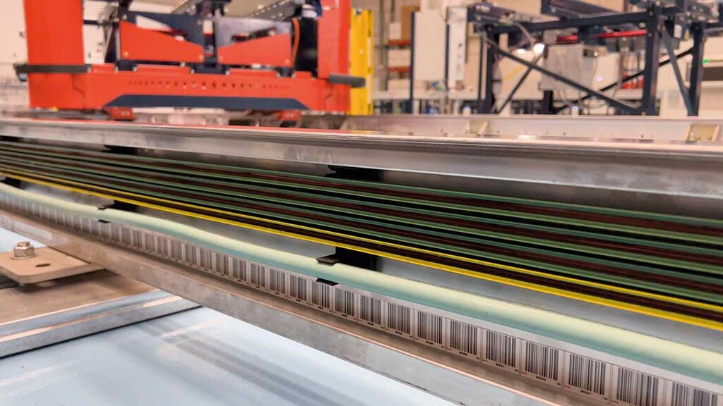 Kod kreskowy umożliwia identyfikację pozycji każdego wózka w obwodzie