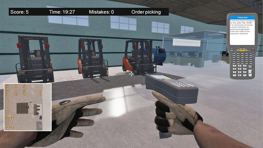 Operatorzy otrzymują instrukcje w grze za pomocą terminali radiowych