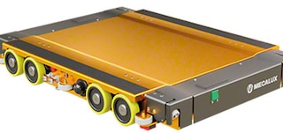 Platforma podnosząca umożliwia transport palet wewnątrz kanałów