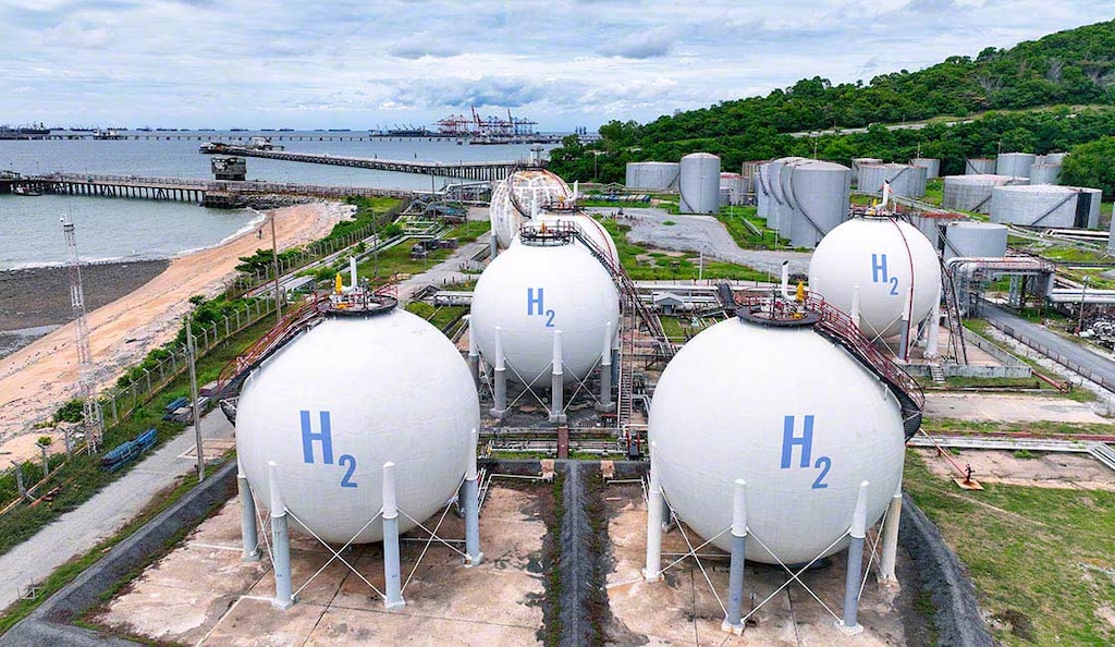 Zielony wodór uznawany jest za czyste źródło energii, ponieważ podczas jego produkcji emitowana jest jedynie para wodna