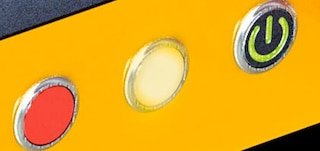 Kontrolka stanu akumulatora wózka Pallet Shuttle