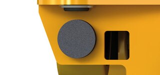 Odbojniki amortyzują kontakt wózka z elementami regału