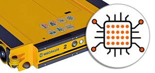 Wózek Pallet Shuttle ma wbudowany sterownik PLC