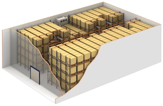System Pallet Shuttle to idealne rozwiązanie do chłodni i mroźni