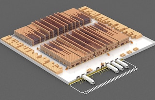 System Pallet Shuttle pozwala konfigurować kanały o dużych głębokościach