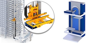 Podnośniki łączą różne piętra lub poziomy transportu Podnośniki łączą różne piętra lub poziomy transportu