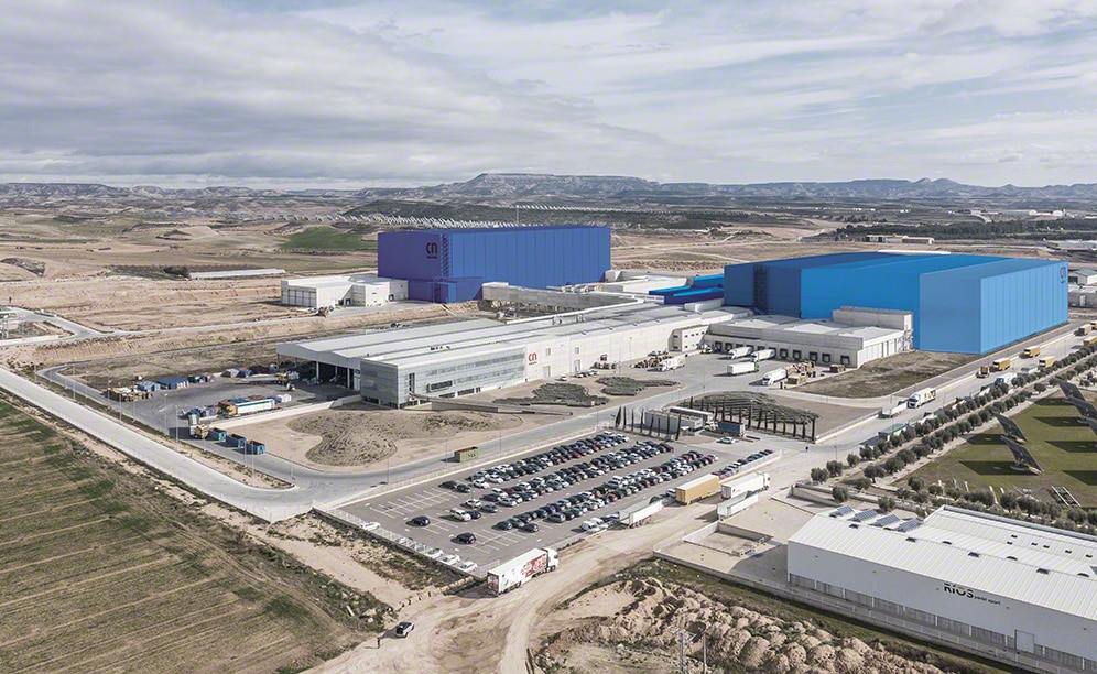 Centrum logistyczne firmy Congelados de Navarra w Fustiñanie