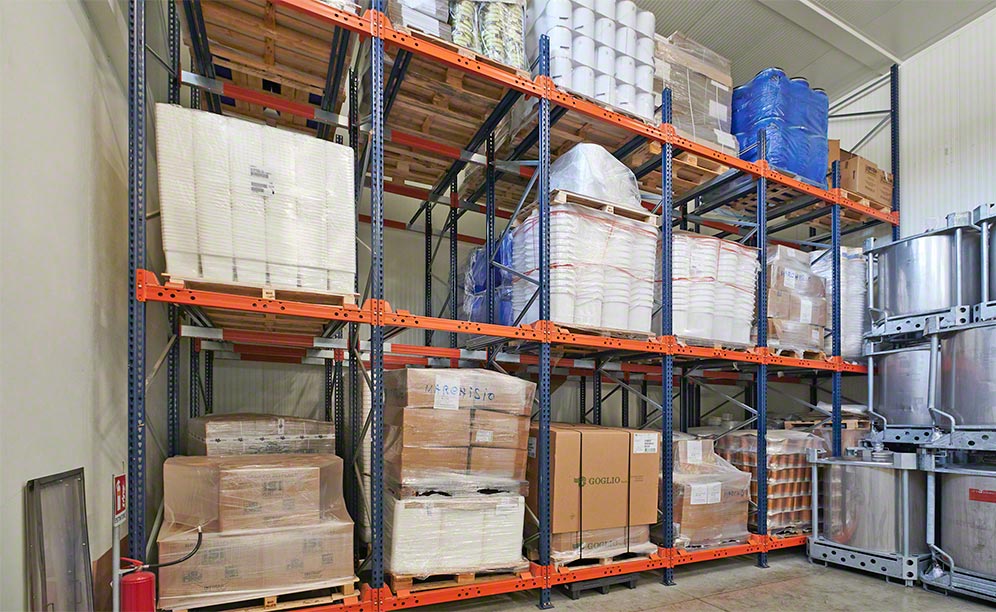 Nocciole Marchisio zainstalowała w magazynie w Cortemilia system push-back