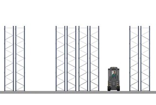 Regały paletowe podwójnej głębokości
