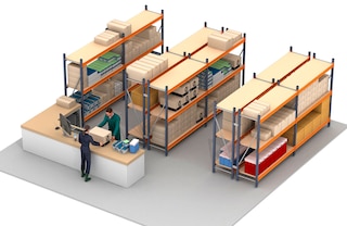 Regały do ciężkich ładunków można wykorzystać do wystawiania i składowania produktów w różnego rodzaju sklepach