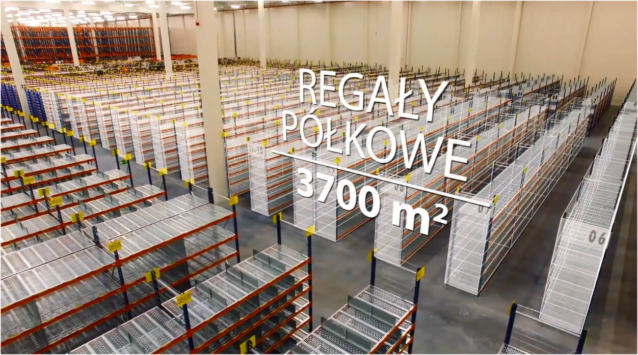 Mecalux wyposażył magazyn firmy e-commerce w regały paletowe, regały półkowe i pętlę przenośników pojemnikowych Mecalux wyposażył magazyn firmy e-commerce w regały paletowe, regały półkowe i pętlę przenośników pojemnikowych