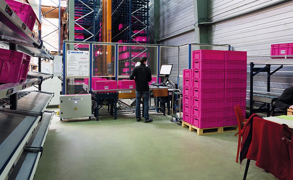 W automatycznym magazynie pojemnikowym miniload firma SCD Luisina będzie mogła składować ponad 4000 pojemników z produktami o małych i średnich rozmiarach